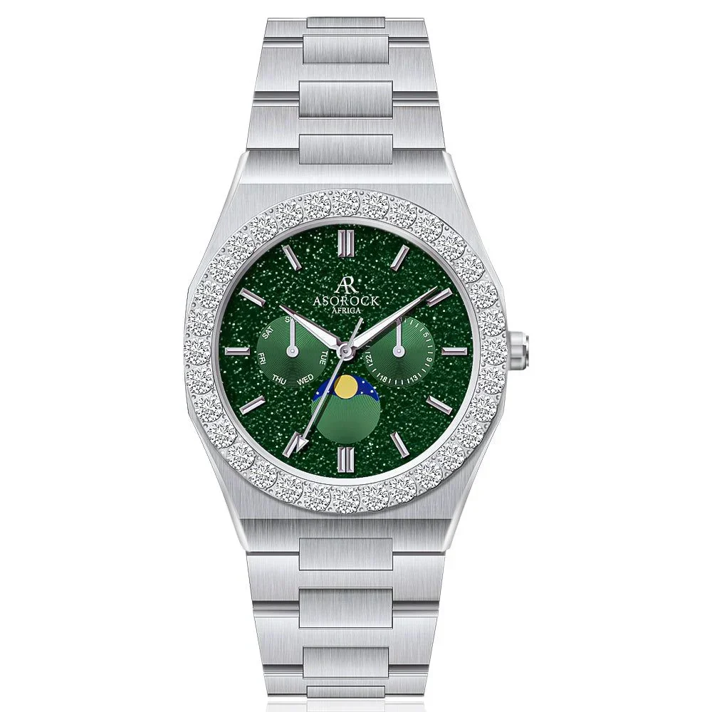 Iced diamond bezel transporter - plain straps - Image 6