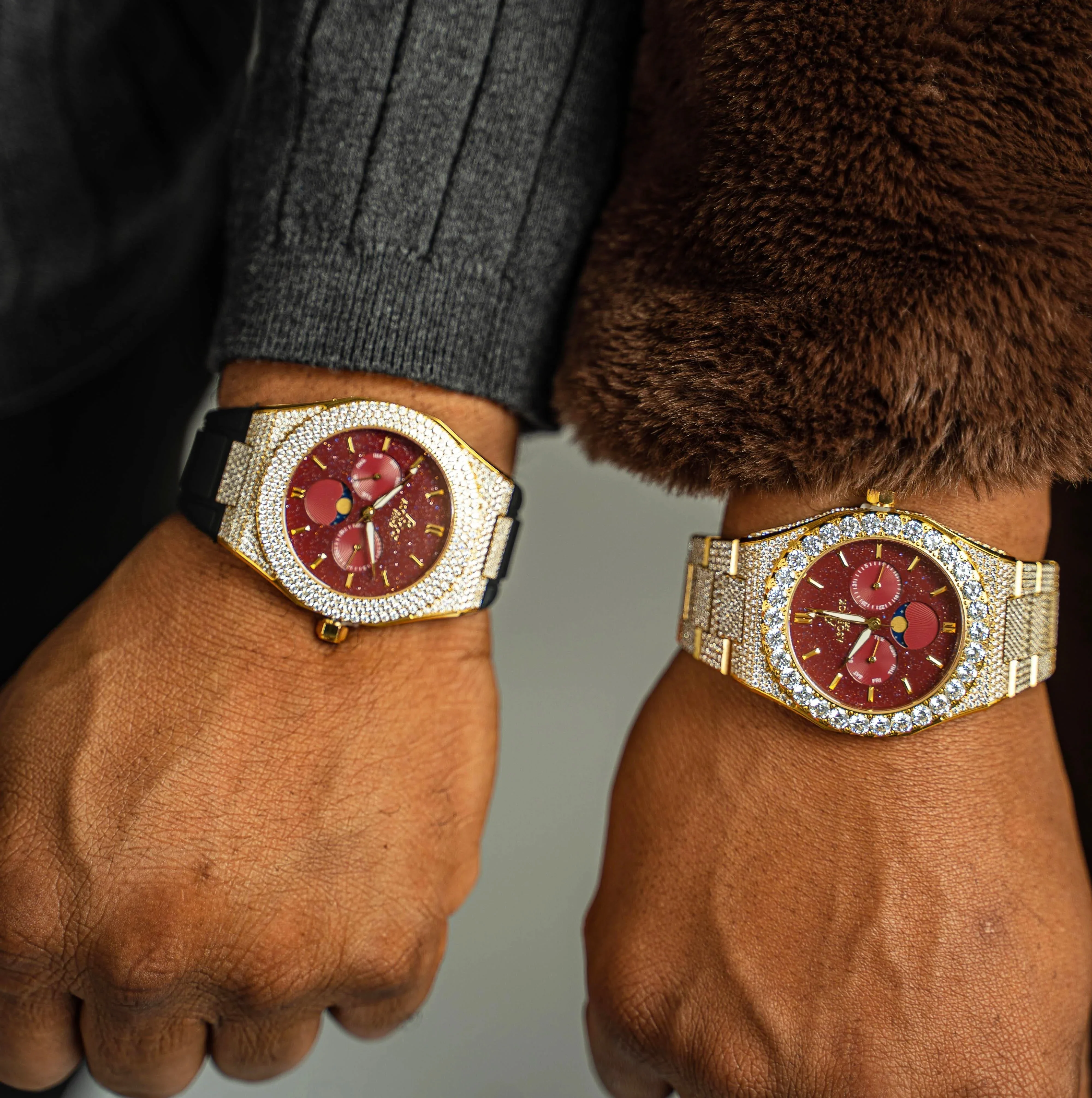 Iced transporter - Small diamond bezel - Fully iced strap - Image 4