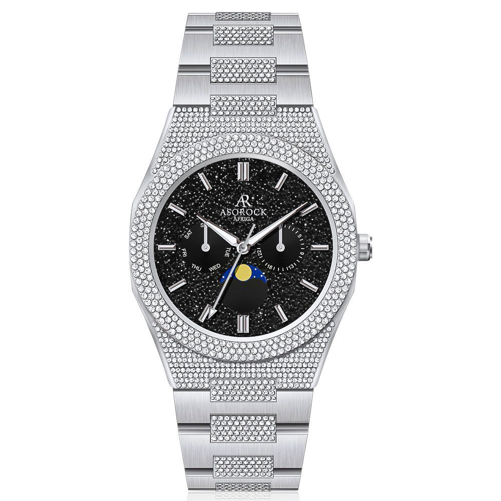 Iced transporter - Small diamond bezel - Half iced strap - Image 4