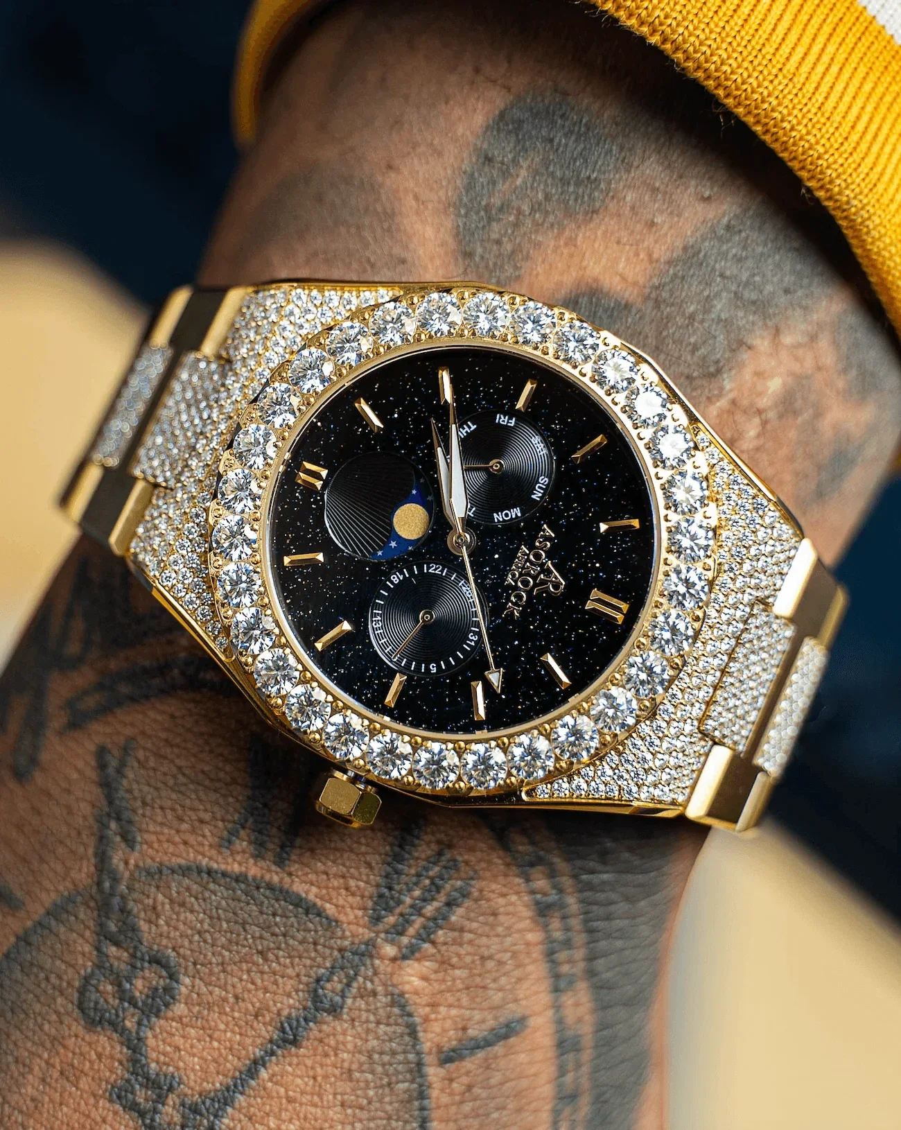 Iced transporter - Small diamond bezel - Half iced strap - Image 5