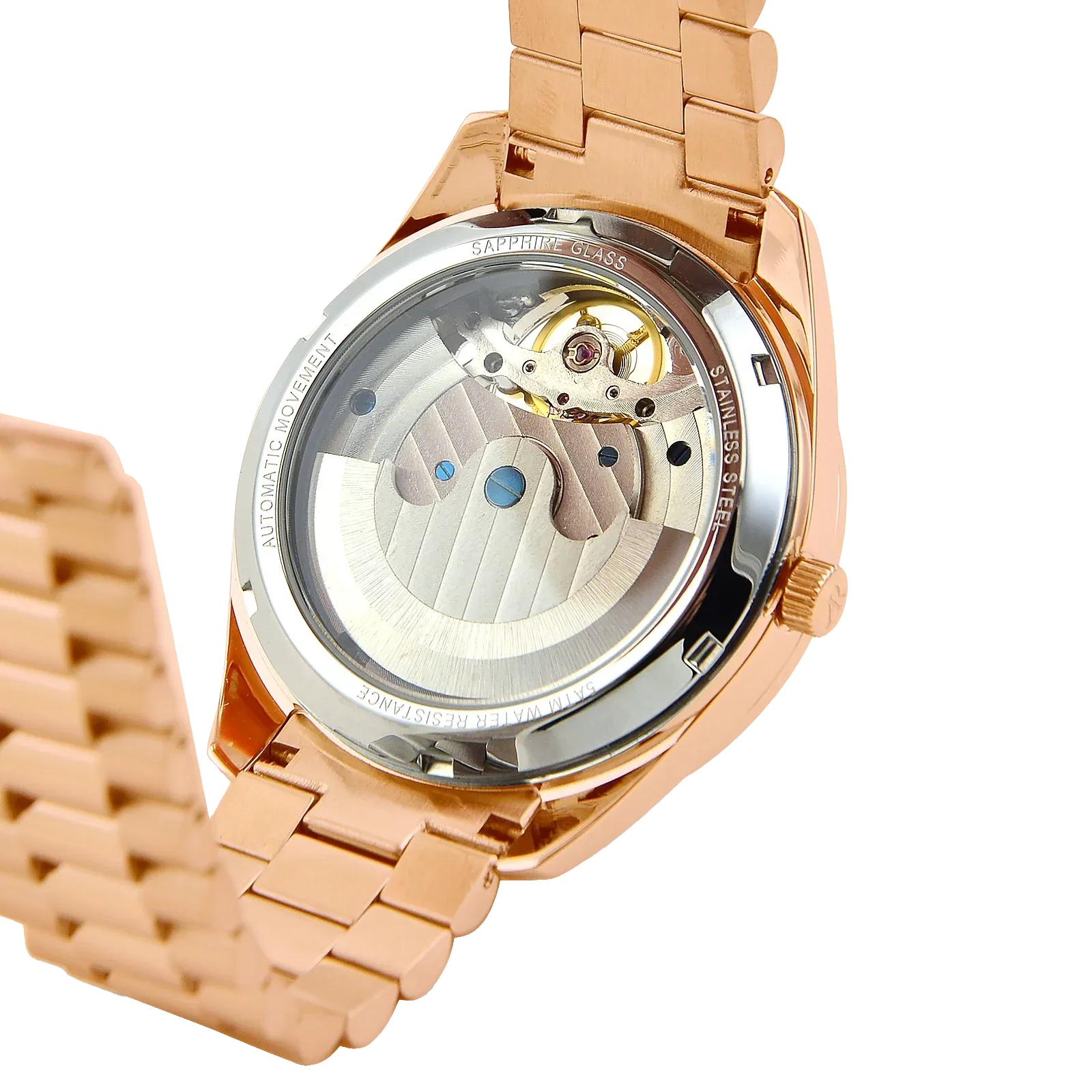 Rosegold/Black Villa Automatic Tourbillon - Image 3