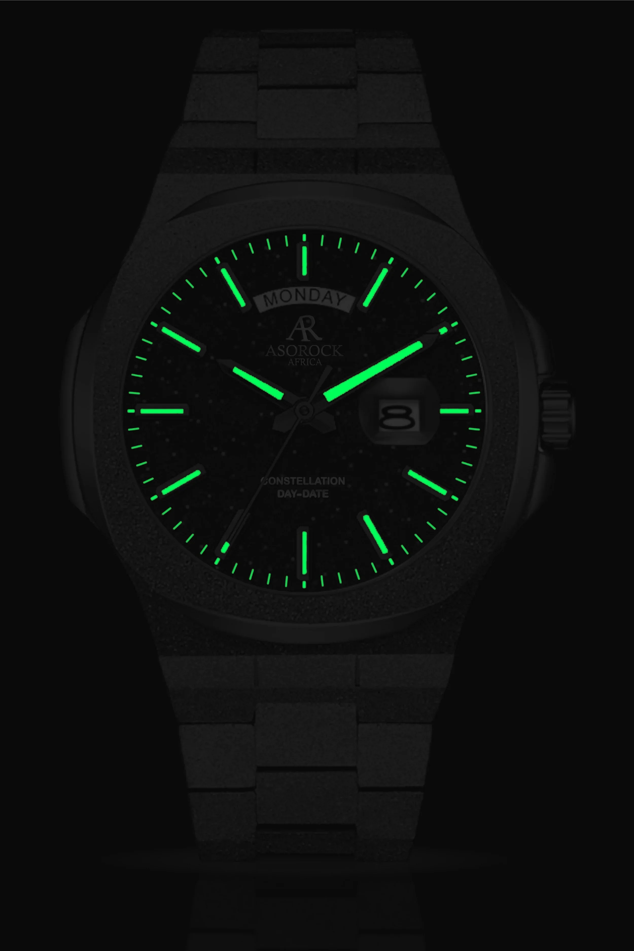 All Black frosted stardust Constellation Day-Date (PRE-ORDER SHIPS OUT APRIL 5TH) - Image 10