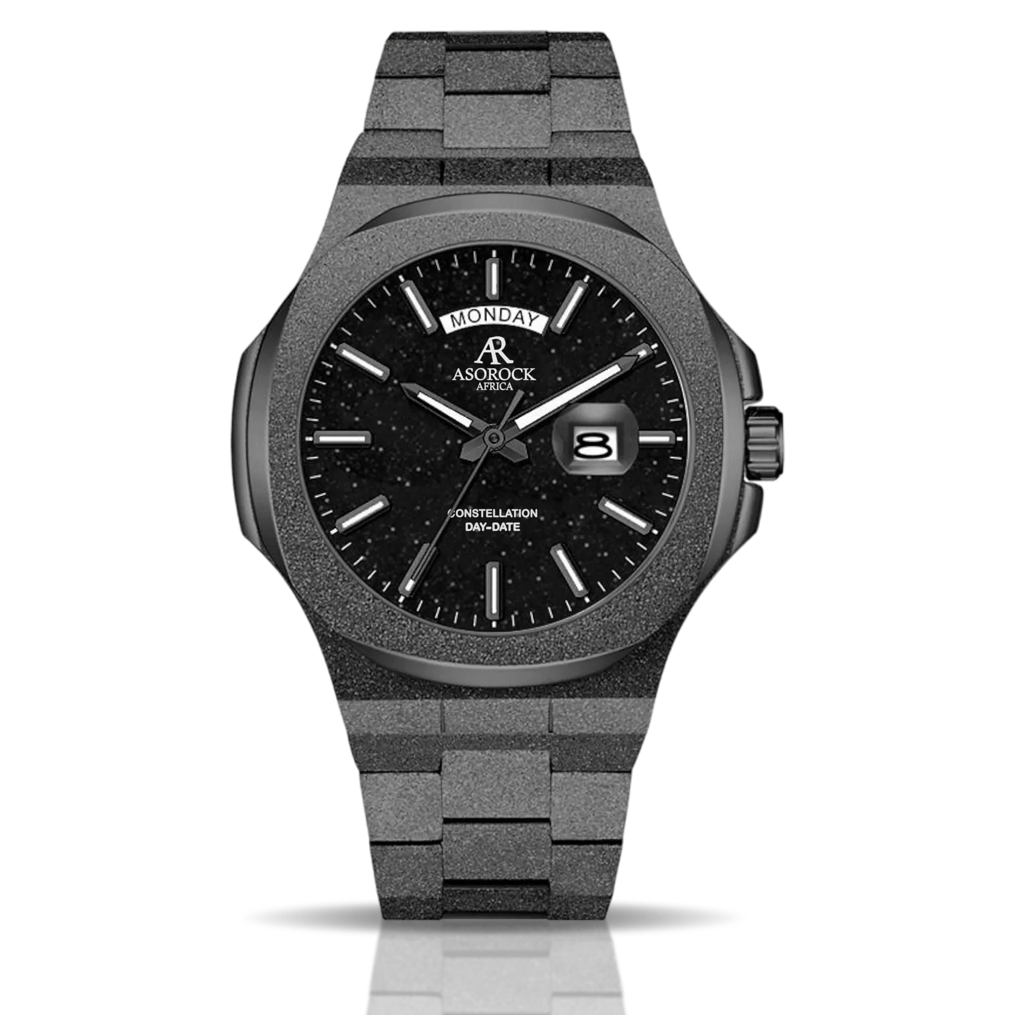 All Black frosted stardust Constellation Day-Date (PRE-ORDER SHIPS OUT APRIL 5TH) - Image 8