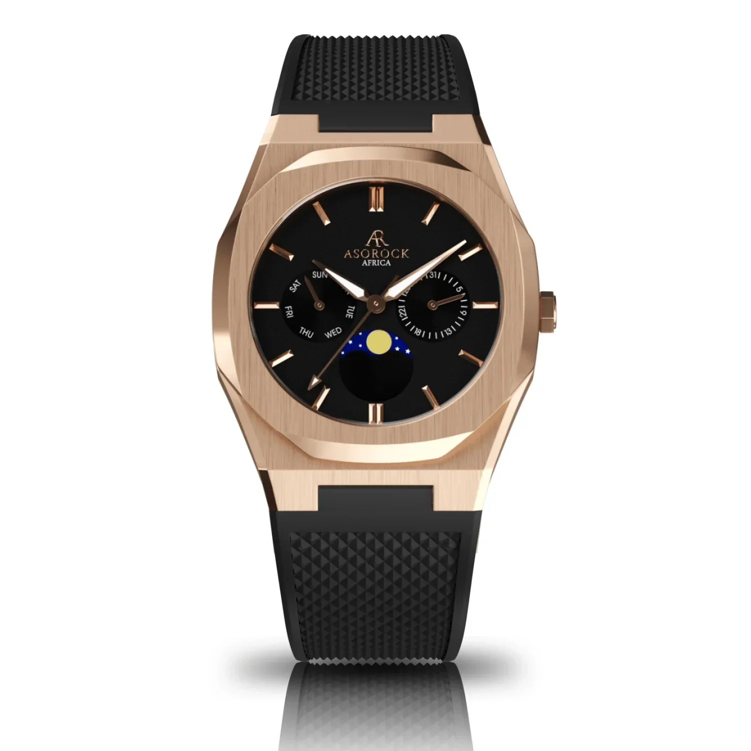 Transporter All Black Rubber strap (select clasp) - Image 4