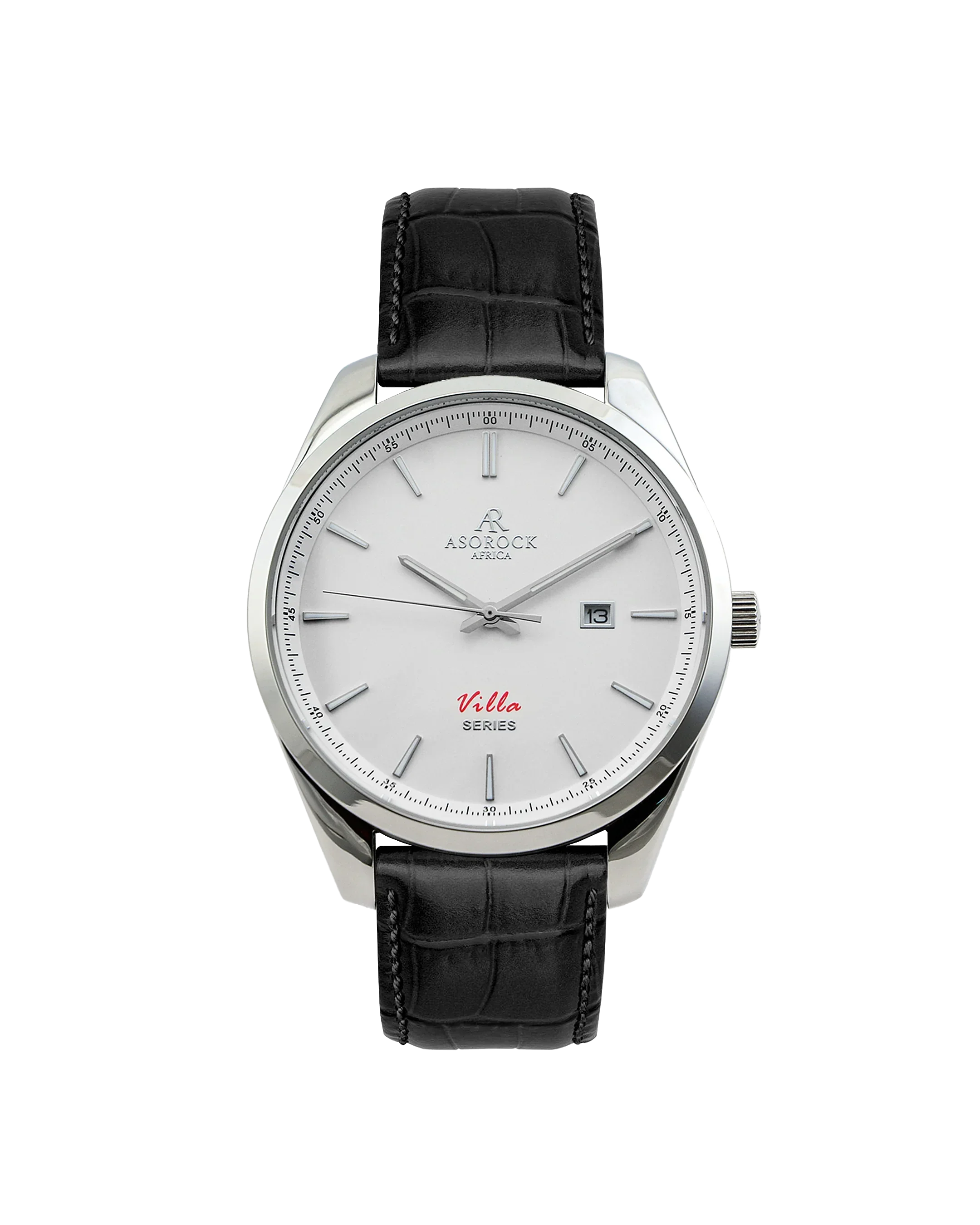 Villa black leather strap (select clasp) - Image 3