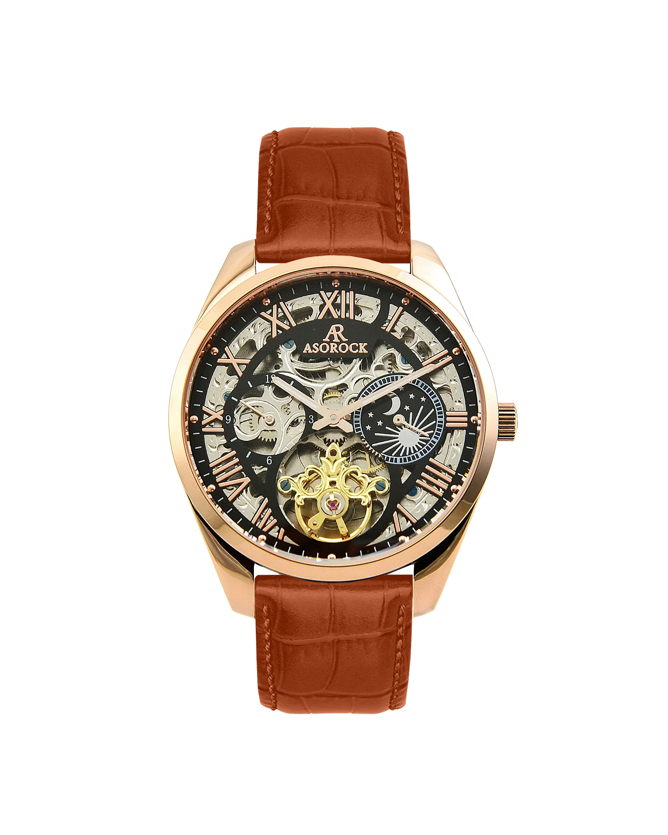 Villa Brown leather strap (select clasp) - Image 3